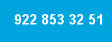 922 853 32 51 922 853 32 51